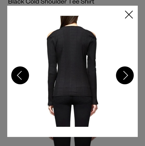 FRAME cold shoulder ribbed sweater - Picture 8 of 8